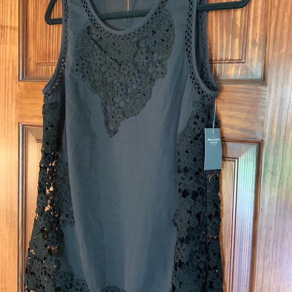 NWT Abercrombie & Fitch Black Dress sz M - Picture 12 of 13